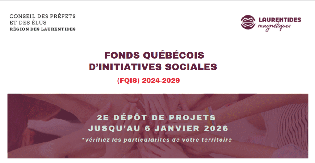 FONDS QUÉBÉCOIS D’INITIATIVES SOCIALES (FQIS) 2024-2029